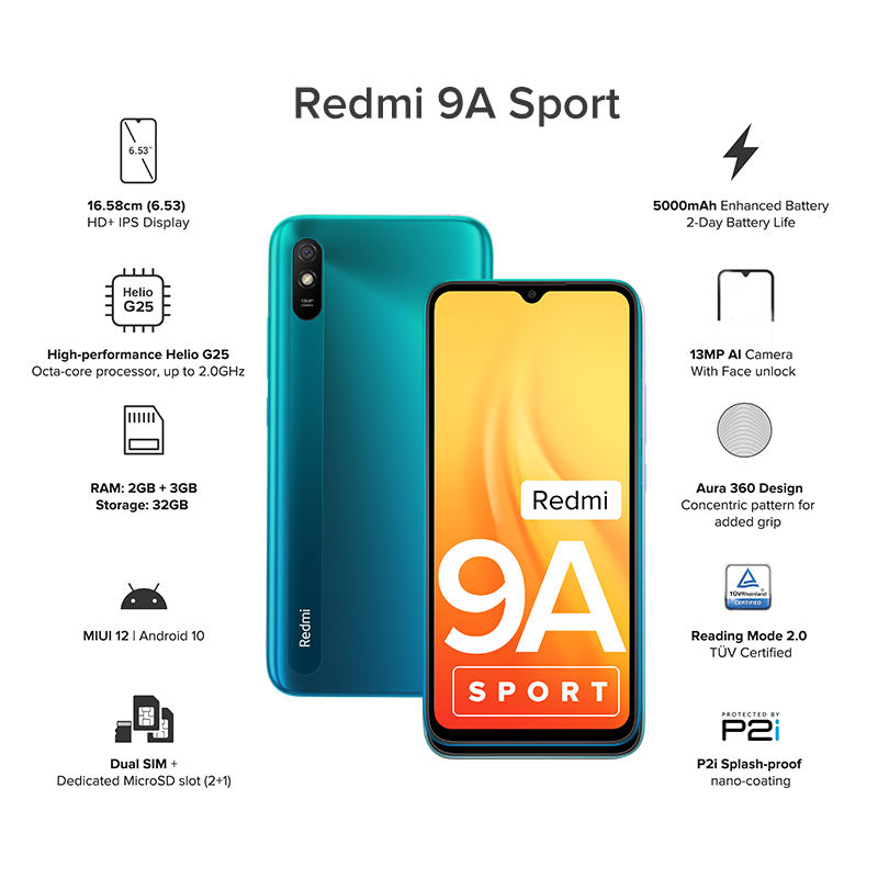 Xiaomi Redmi 9A Sport